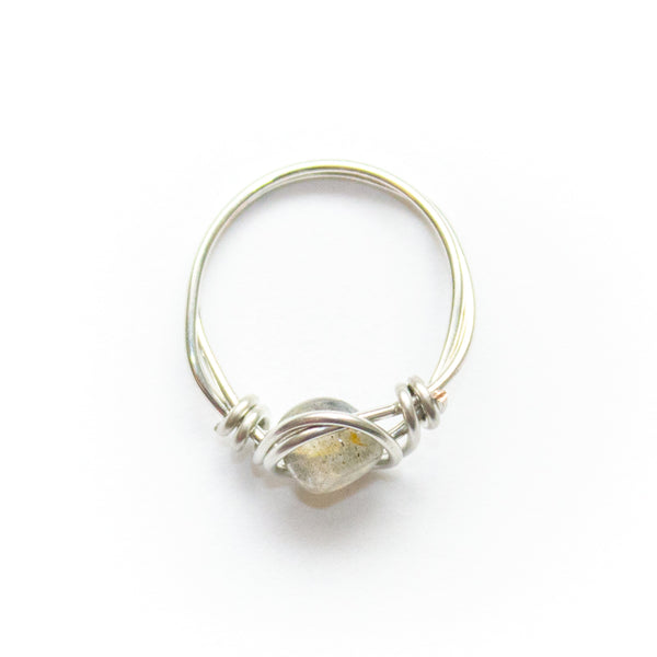 Aquarius Ring - Labradorite
