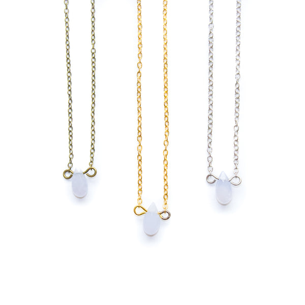 Calm Whispers Necklace Brass, Gold, Silver