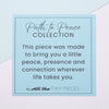 Text on a light blue background for 'Path to Peace Collection' by 'All the Tiny Pieces'.