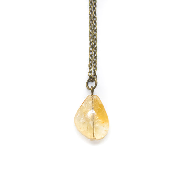 Citrine Gemstone Necklace