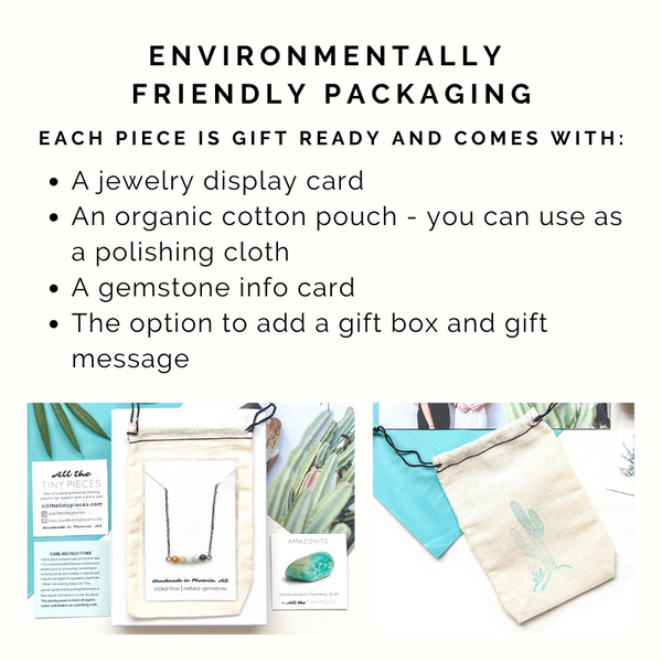 Dainty Amazonite Bar Bracelet