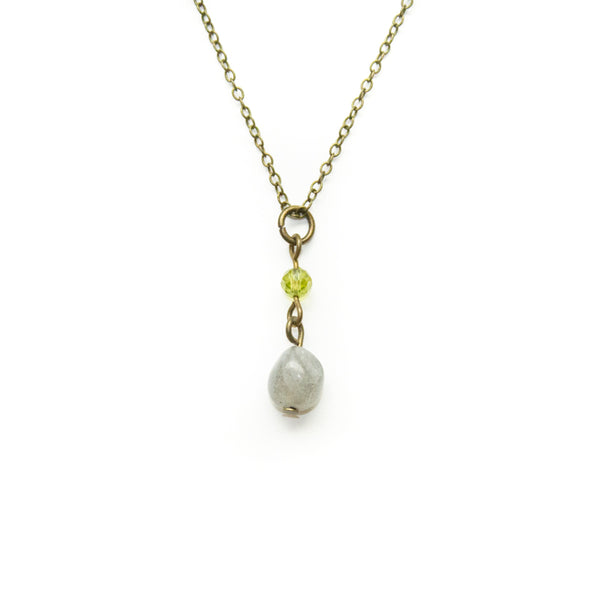 Labradorite & Peridot Necklace