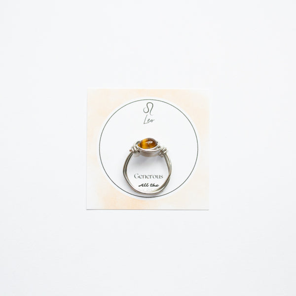 Leo Ring - Tiger's Eye