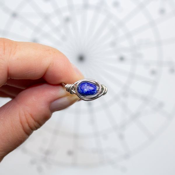 Scorpio Ring - Lapis Lazuli