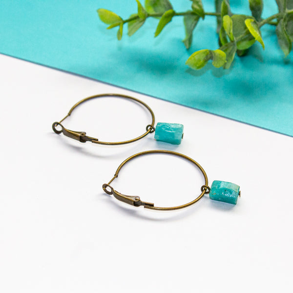 Amazonite Earrings