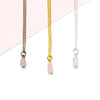 Tiny Rose Quartz Necklace