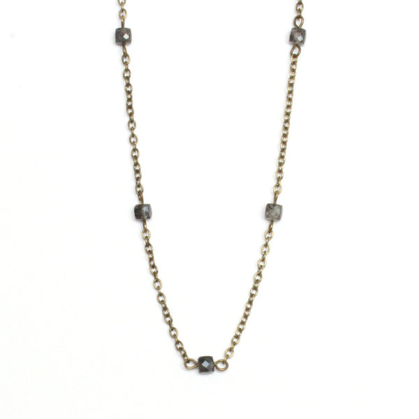Black Tourmaline Beaded Choker - Crystal Healing Jewelry