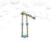 Dainty Beaded Apatite Anklet - Raw Crystal Jewelry