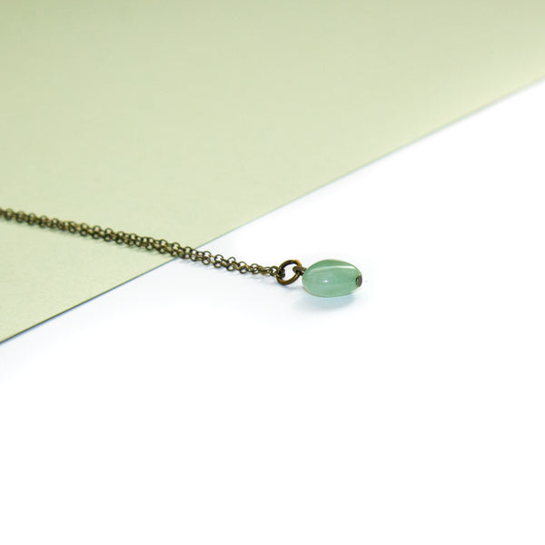 Dainty Green Aventurine Necklace
