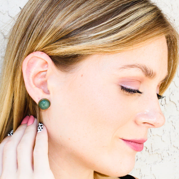 heart chakra earrings