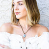 Larimar Gemstone Necklace - Coastal Collection