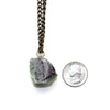 Large Raw Fluorite Necklace - Raw Gemstone Jewelry
