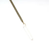 Long Crystal Quartz Point Necklace - Natural Gemstone Jewelry