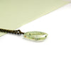 Prehnite Faceted Slab Necklace Side