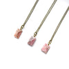 Rhodochrosite Small Slab Necklace - Coastal Collection