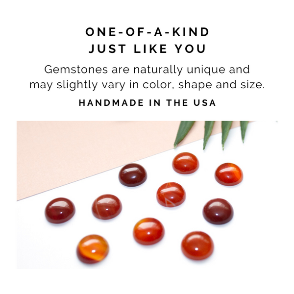 Sacral Chakra Earrings - Carnelian