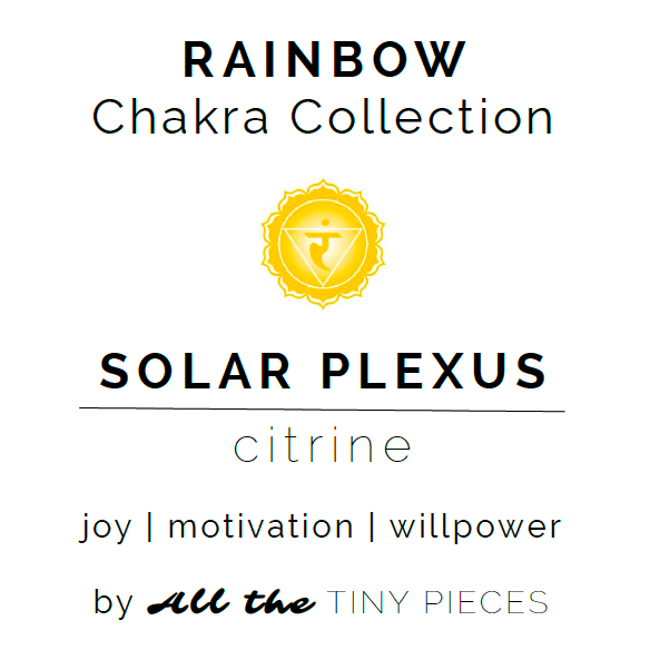 Solar Plexus Chakra Gemstone Gift Set | Citrine Gemstone Gift Set | The "Will to Thrive" Gift Set