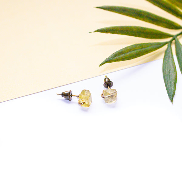 Solar Plexus Chakra Earrings - Citrine