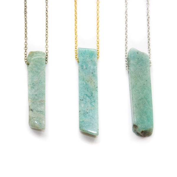 Throat Chakra Necklace - Amazonite Necklace