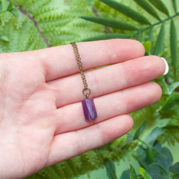 Tiny Amethyst Necklace