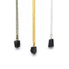 Tiny Black Tourmaline Necklace