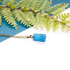 Tiny Blue Apatite Necklace