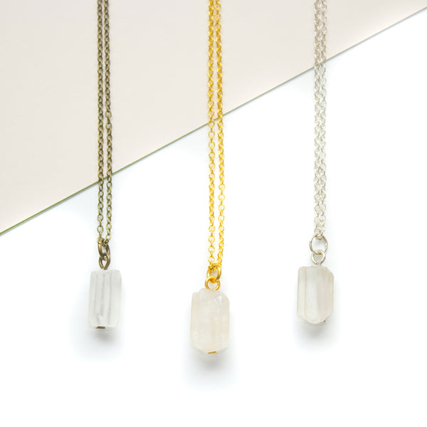 Tiny Quartz Necklace