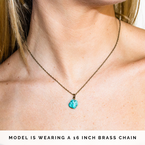 Tiny Turquoise Necklace