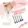 Lapis Lazuli Toggle Necklace