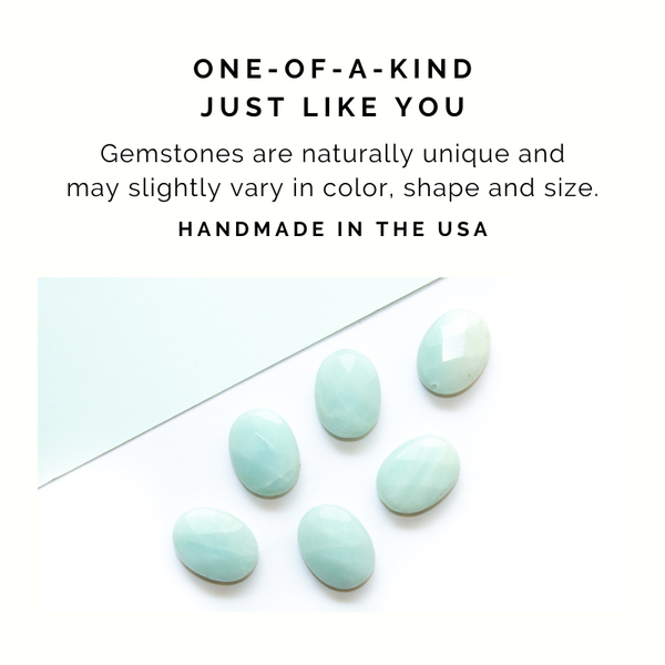 Amazonite Oval Toggle Necklace