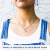 Dainty Green Aventurine Heart Necklace