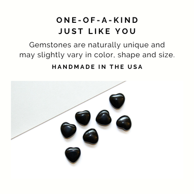 Obsidian Heart Necklace