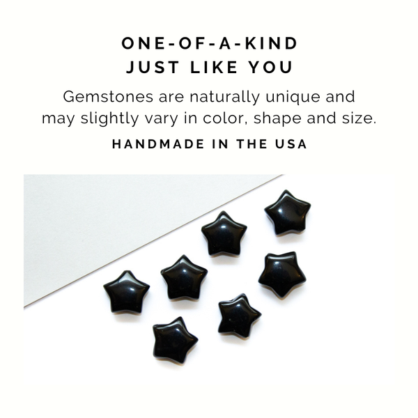 Obsidian Star Toggle Necklace