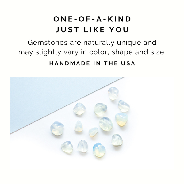 Opalite Huggie Hoop Earrings