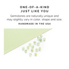 Dainty Prehnite Bar Necklace