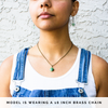 Chrysoprase Teardrop Necklace
