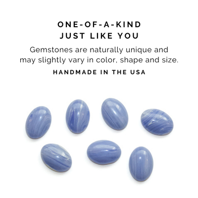 Blue Lace Agate Gemstone Choker