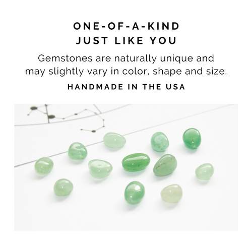 Libra & Green Aventurine Charm Necklace