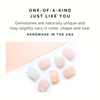 Rose Quartz Rectangle Toggle Necklace
