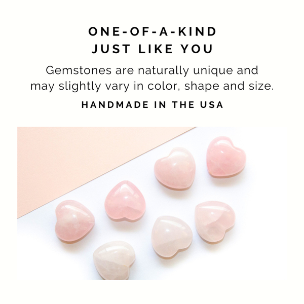 Rose Quartz Heart Toggle Necklace