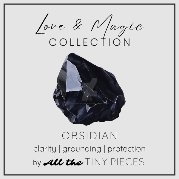 Obsidian Rectangle Toggle Necklace