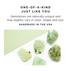 Prehnite Faceted Slab Necklace