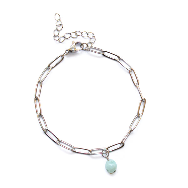 Amazonite Chain Anklet