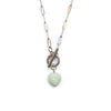 Amazonite Heart Toggle Necklace
