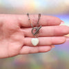 Amazonite Heart Toggle Necklace