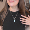 Amazonite Oval Toggle Necklace