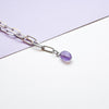 Amethyst Chain Anklet