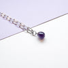 Amethyst Chain Bracelet