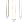 Calm Whispers Necklace Brass, Gold, Silver