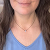 Tiny Blue Lace Agate Necklace